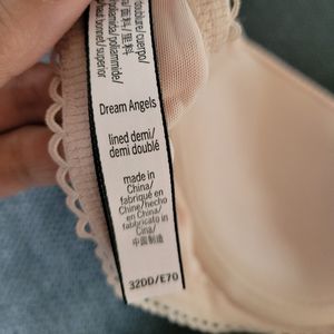 Victoria's Secret Dream Angels Lace Lined Demi size 32DD